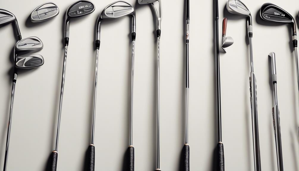 golf clubs vary in size