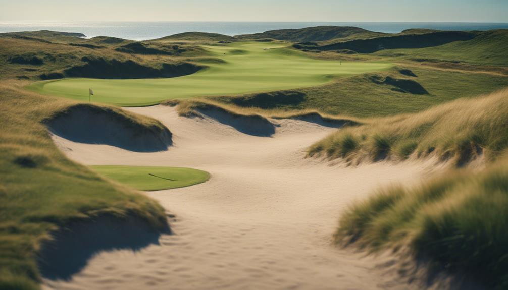 golfing on scenic coastlines