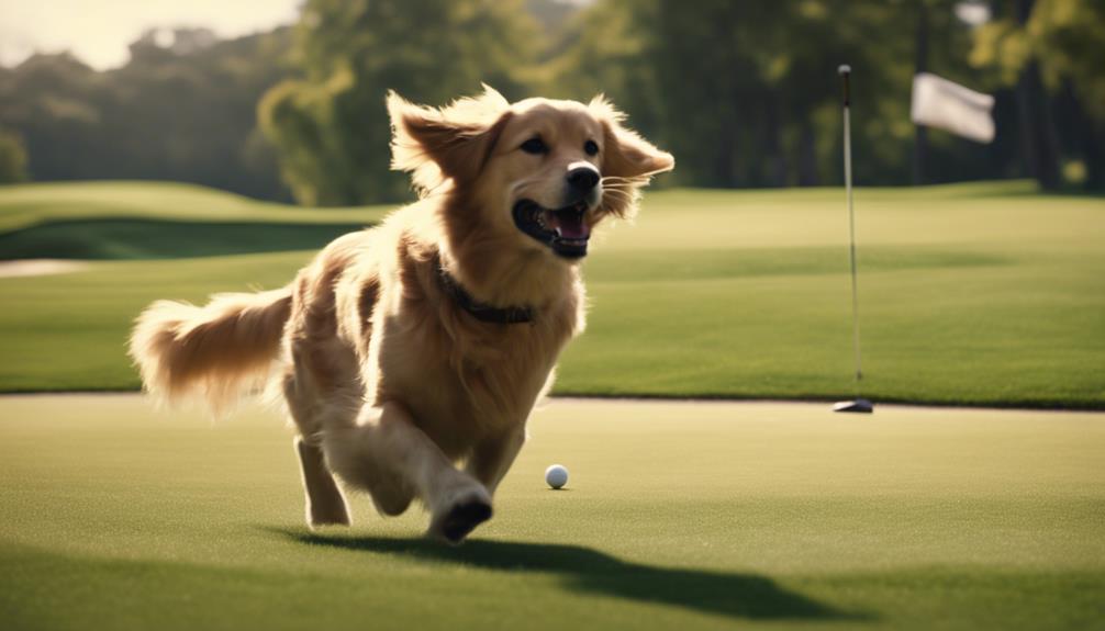 golfing with your pet