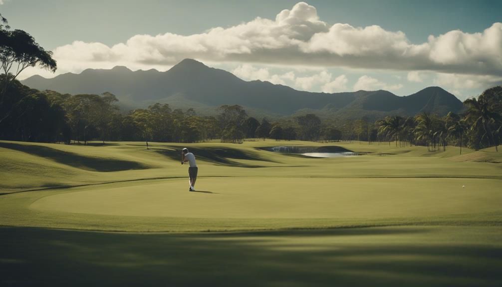 golfing in north tropics