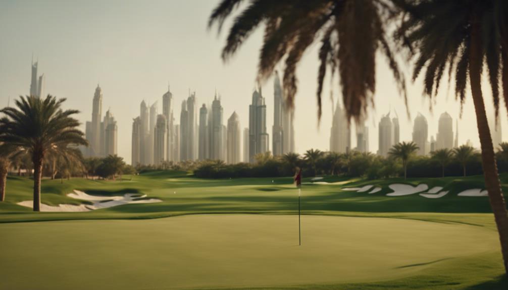 luxury golf resort dubai