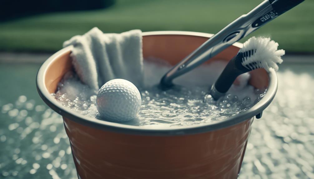 properly clean golf clubs