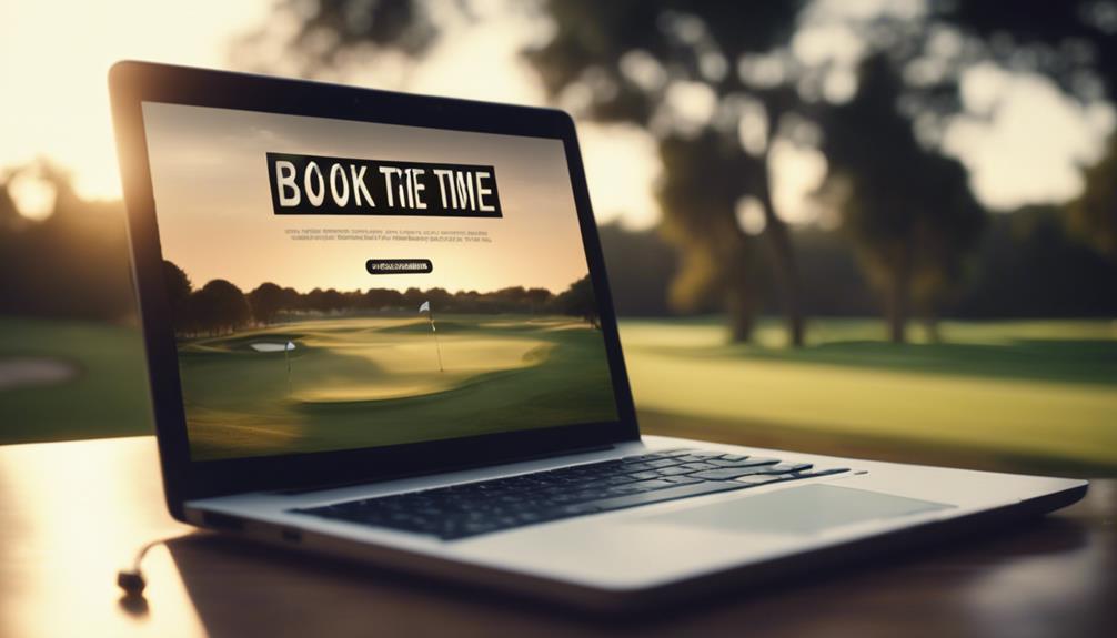 reserving golf rounds digitally