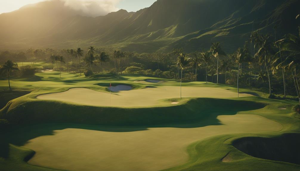 tropical island golf layouts